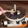 JOF001 - Défonceuse plongeante compacte de précision 1010W - défonceuse pour fraise de Ø 6 mm - 7