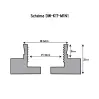 HOLZPROFI - DW-KIT-MINI Coffret mandrin 4 mors ø 70 mm + bague 1