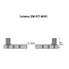 HOLZPROFI - DW-KIT-MINI Coffret mandrin 4 mors ø 70 mm + bague 1