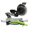 ZIPPER - ZI-KGS305UK Scie à onglet radiale ø305 mm électrique avec piétement métallique - 2000w 230v - 2