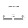 HOLZPROFI - DW-KIT-MINI Coffret mandrin 4 mors ø 70 mm + bague 1
