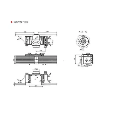 HOLZPROFI - CARTER-180 Carter pour toupie 180mm