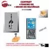 LEMAN - Coffret 4 forets hélicoïdaux + fraisoirs bois ø 3, 4, 5 et 6 mm - 2