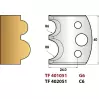 LEMAN - Boudin 8 & 6 mm N° 051 - Jeu de 2 fers de toupie Hauteur 40 - 1