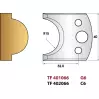 LEMAN - Mouton 15 mm n° 066 - Jeu de 2 fers de toupie Hauteur 40 - 1