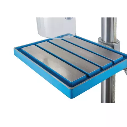 PROMAC - 214AB Perceuse à colonne 400V Capacité 26 mm - 12 vitesses - Col de cygne 280 mm
