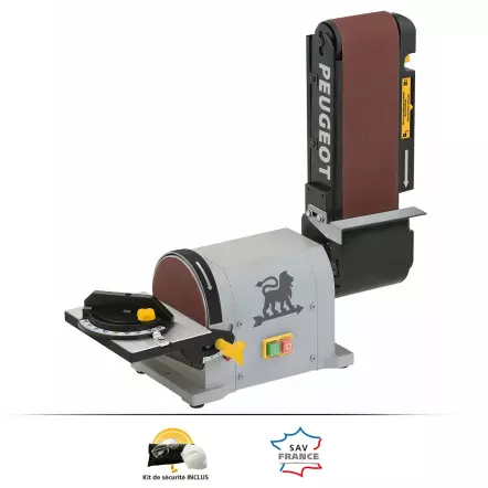 PEUGEOT - ENERGYSAND-150 Combiné ponceur 450W 2850 tr/min ø150 mm 915x100 mm