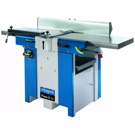 Scheppach - Dégauchisseuse-raboteuse Plana 6.1C (Largeur dégau : 410 mm - Hauteur de rabot : de 5 à 230 mm)