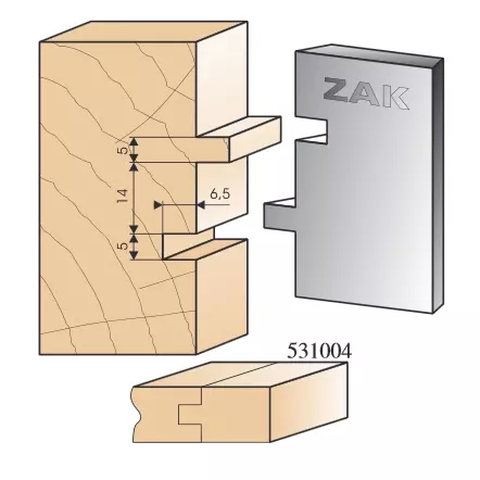 ZAK - Jeu de 2 fers N° 531004 - Série assemblage