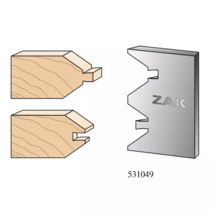 ZAK - Jeu de 2 fers N°531049 - Série 531 - Assemblage