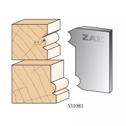 ZAK - Jeu de 2 fers N°531081 - Série 531 Mouchette