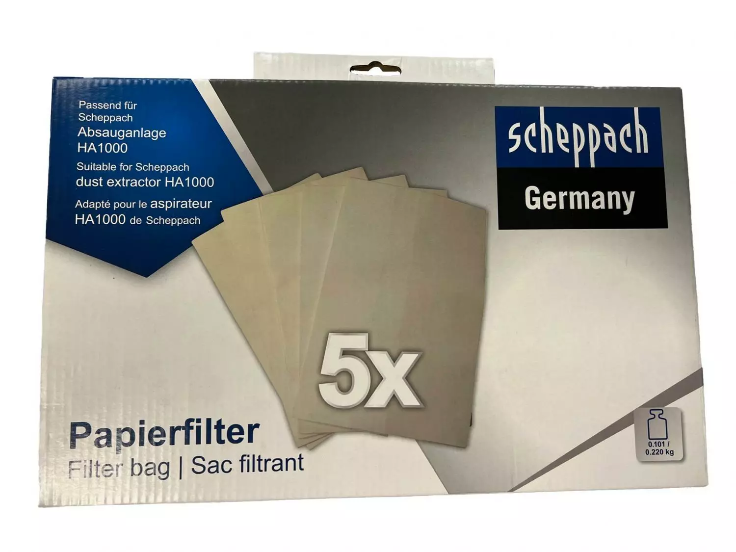 Sac à Poussière Papier Pour Aspirateur Scheppach ASP50-ES - Universel, Neuf
