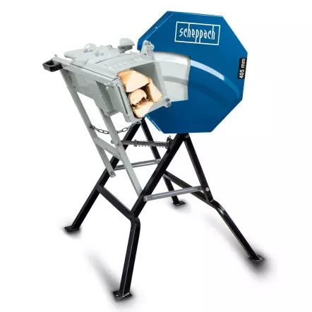 SCHEPPACH - HS 410 Scie à bûches basculante - lame Ø 405mm - coupe Ø 135mm 2200W 230V