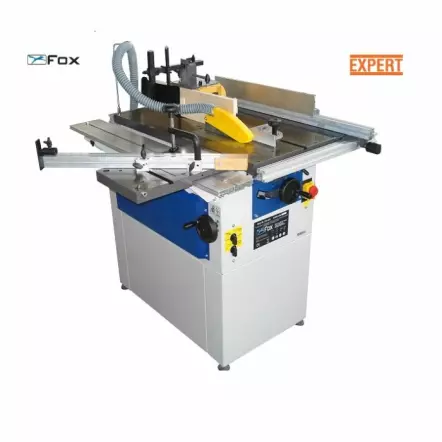 FOX - Combiné Toupie-Scie 2 moteurs F60-002 - 1100W et 1500W 230V inclinable alésag 30 HT 83mm