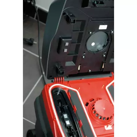 ASP255 Aspirateur cuve polypropylène 25L - 1400W - 270 mBar - Système de décolmatage inclus et prise synchronisée