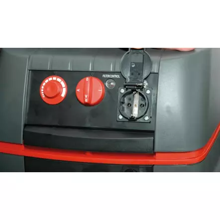 ASP255 Aspirateur cuve polypropylène 25L - 1400W - 270 mBar - Système de décolmatage inclus et prise synchronisée
