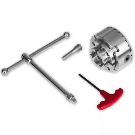 HOLZPROFI - DW-KIT96 Coffret mandrin 4 mors & Accessoires