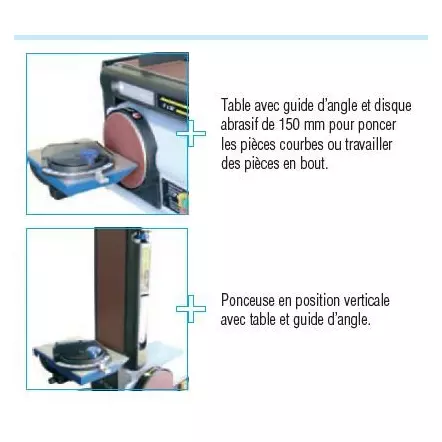 FOX - Ponceuse à bande et à disque - 370 W - F31-462A