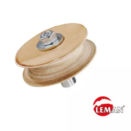 LEMAN - Disque de démorfilage en cuir pour gouges pour AFF251