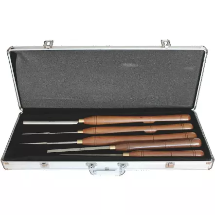 Coffret de 5 outils de tournage en acier HSS