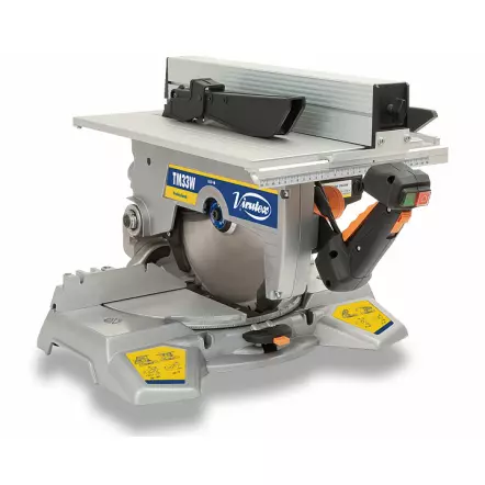 VIRUTEX - TM33W Scie à onglet inclinable avec table supérieure 230V 1500W- Capacité de coupe 95 x 160 mm