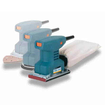 VIRUTEX - LRT84H Mini-ponceuse vibrante et rotorbitale électronique 180W + Lot de 60 abrasifs Offert !
