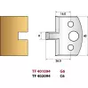 Rainure 8 mm N° 094 - Jeu de 2 fers de toupie Hauteur 40 - 1