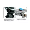 LOSST315 - Scie sur Table de chantier ø315mm avec chariot 230V - 50Hz / 2200W - 3CV - 2