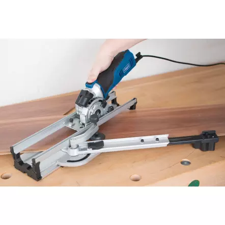 Scheppach - PL285 Scie plongeante Ø 89 mm + 3 Lames + 3 Rails 420 mm + Malette