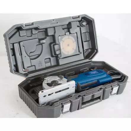 Scheppach - PL285 Scie plongeante Ø 89 mm + 3 Lames + 3 Rails 420 mm + Malette
