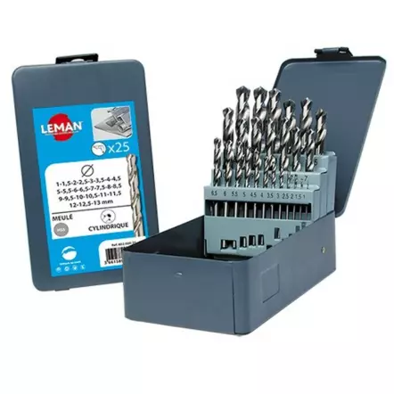 LEMAN - Coffret 25 forets HSS Métal