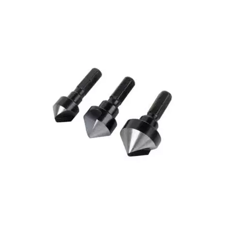 LEMAN - Lot de 3 fraisoirs bois