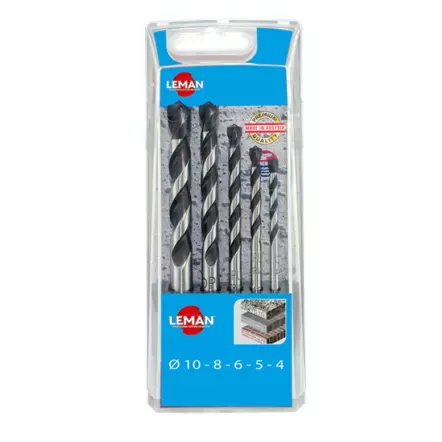 LEMAN - Coffret 5 forets cylindriques béton