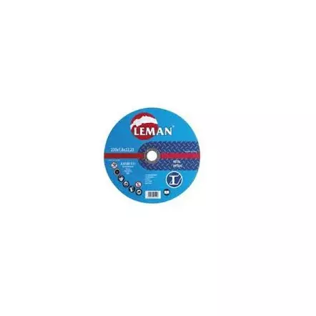 Leman - lot de 10 disques à tronçonner Inox, tôles, bardages dia 125 mm