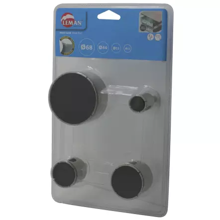 LEMAN - Lot de 4 trépans diamantés grès cérame