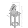 PROMAC - JMT-10 Scie à coupe d'onglet avec table de délignage - Lame Ø250x30x3mm - 40 dents - 6