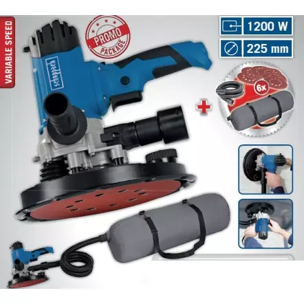 SCHEPPACH - DS200 Ponceuse pour plâtre rotative  - 230V 50Hz 1200W