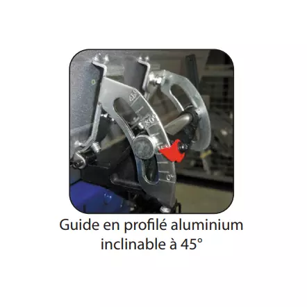 LODRA260 Dégauchisseuse-Raboteuse sur piètement en 260mm - 230 V - 50Hz 1500 W - 2CV (charbon) 9000 t/min