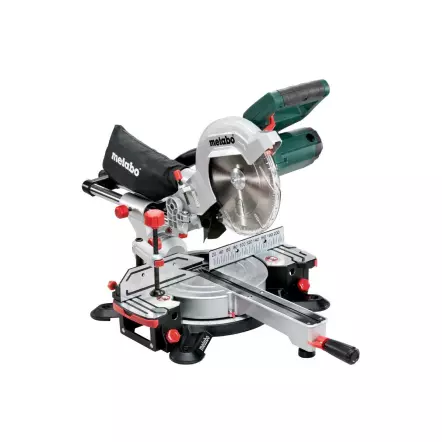 METABO - KGSV 216 M Scie à onglet radiale 1700W avec Variateur de Vitesses - Prof. coupe 65 mm Lame 216x30 mm
