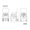 METABO - ASR 50 L SC - Aspirateur Multi-usages Professionnel - 1400 W - 50 Litres - 3