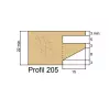 ZAK - ZAK509205 Profil chanfrein 8x15xHt14 mm - 1