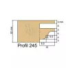 ZAK - ZAK509245 Profil ¼ de rond congé Ht14 mm - 1