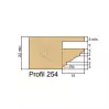 ZAK -  ZAK509254 Profil doucine rustique 14x15xHt14 mm - 1