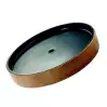 LEMAN - Disque de démorfilage en cuir Ø 200 mm pour affûteuse AFF251 ou AFF250 - 1