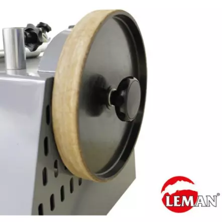 LEMAN - Disque de démorfilage en cuir Ø 200 mm pour affûteuse AFF251 ou AFF250