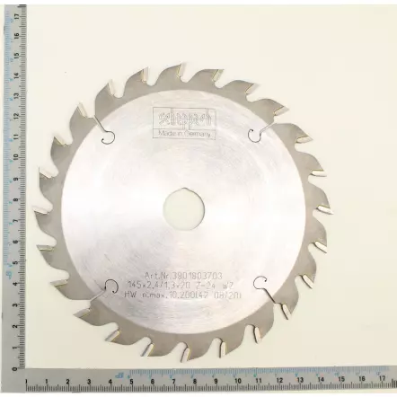 SCHEPPACH - Lame de scie circulaire pour scie plongeante PL45 et CS45- Ø 145 x Al. 20 x 24 dents