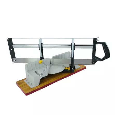PEUGEOT -ENERGYSAW-550 Scie à onglet manuelle 3 sec - 550mm avec embase bois MDF et table ABS