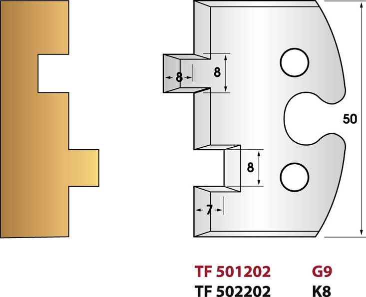 Jeu De 2 Fers Profilés Acier Pour Volet - N°280 Hauteur 50 Mm Épaisseur 5,5 Mm - Rainure Languette - 11