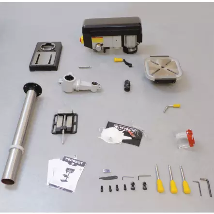 PEUGEOT - EnergyDrill 16LBE Perceuse à colonne d'établi 230 V 550 W 16 mm 220/2840 TR/MIN (livrée avec étau)
