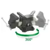 PEUGEOT - EBT200 Etau d'établi pivotant en fonte GS et acier 200 mm - 2